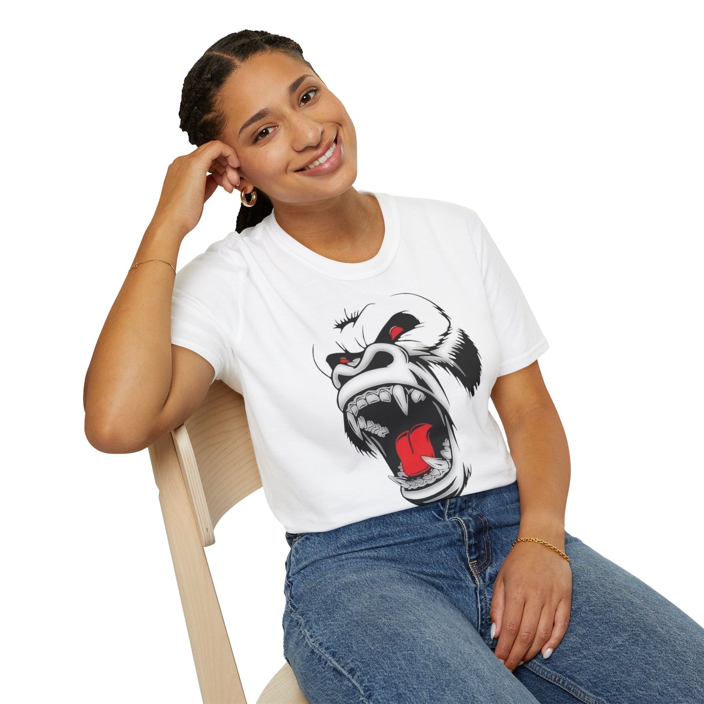 T-Shirt "tête de gorille 1"