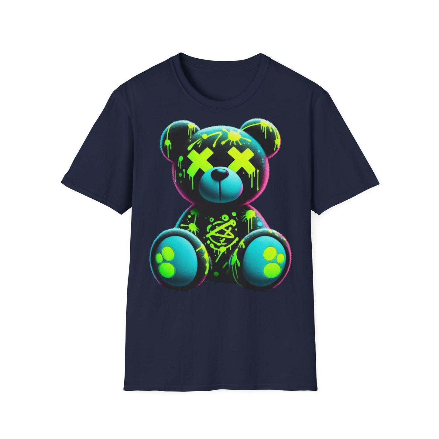 T-Shirt "ourson fluo 1"