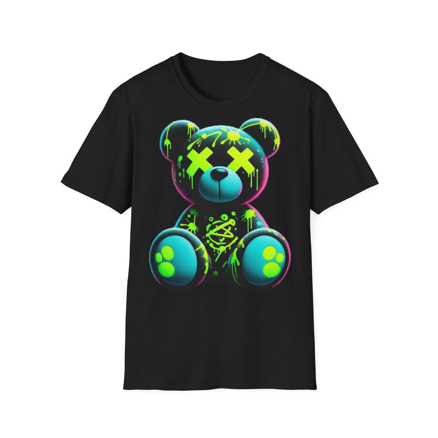 T-Shirt "ourson fluo 1"