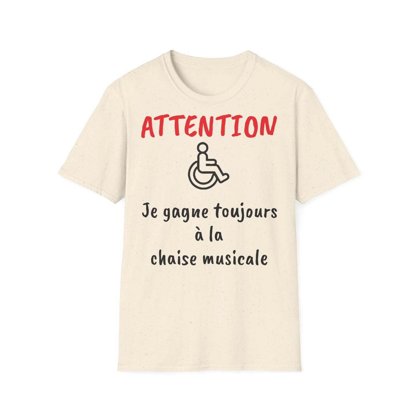 t-shirt "chaise musicale"