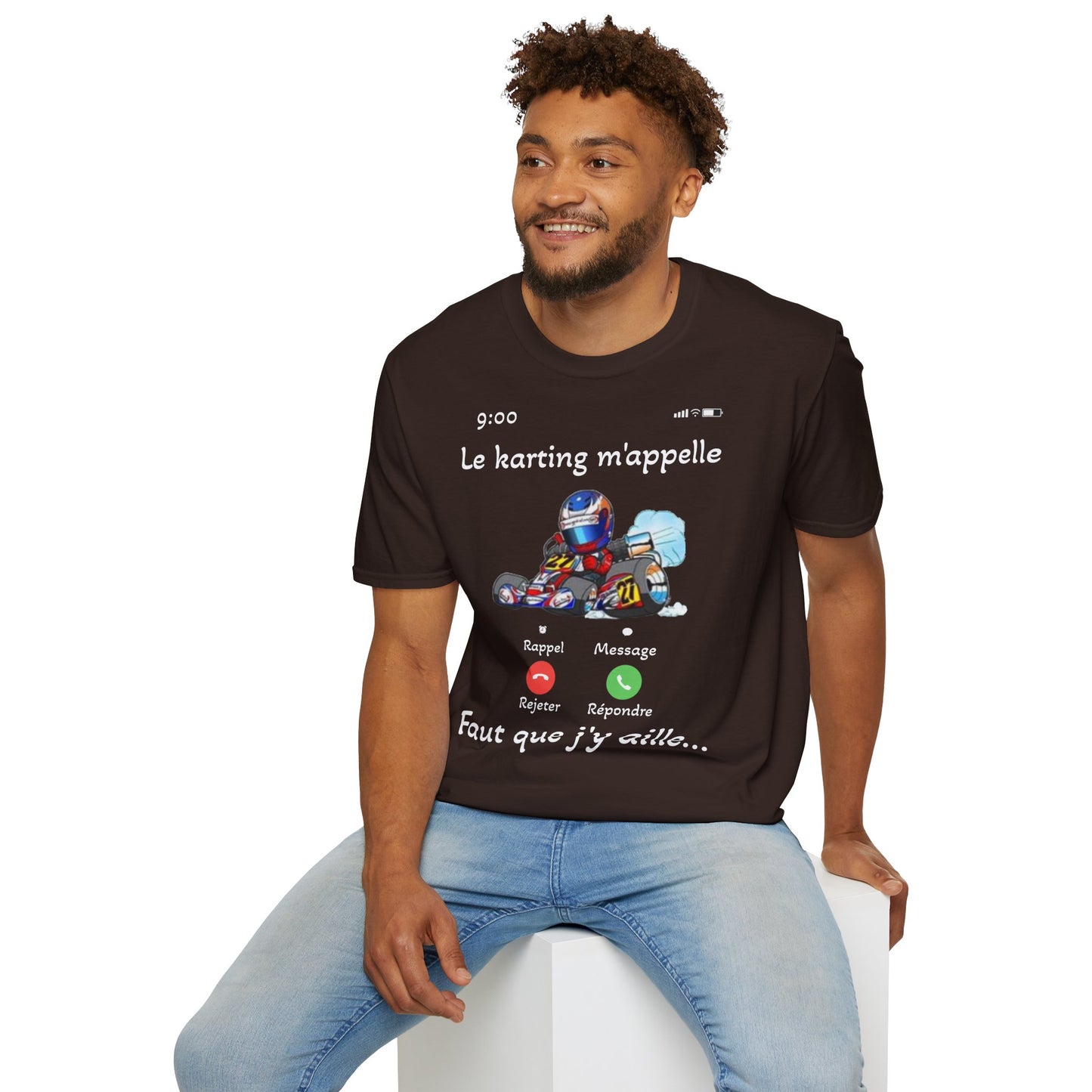 t-shirt "le karting m'appelle"