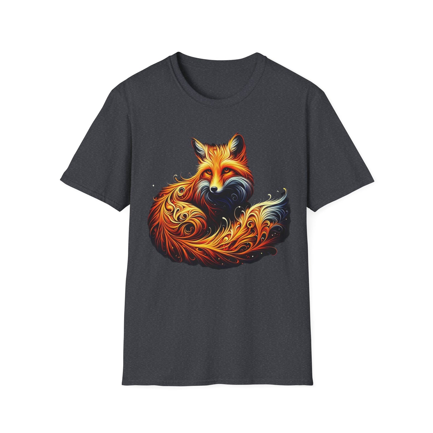 t-shirt renard en boule