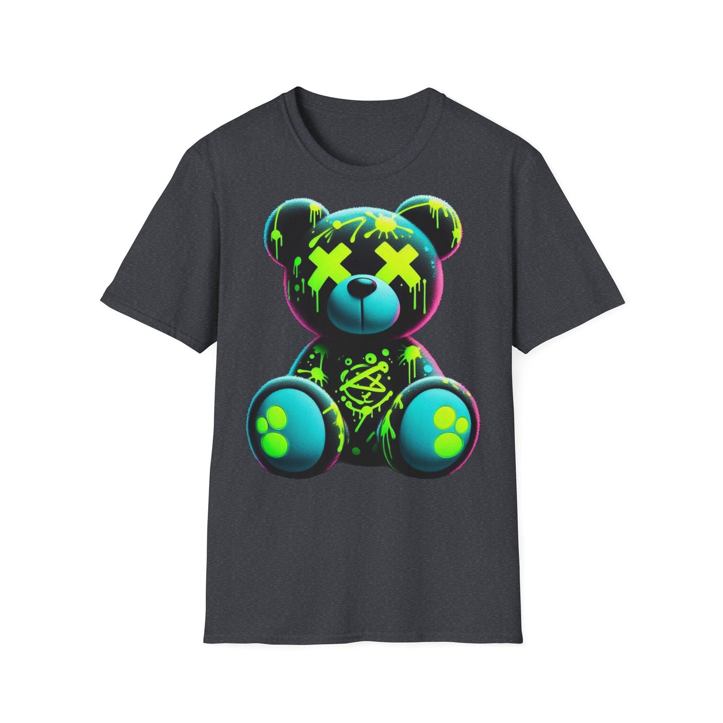 T-Shirt "ourson fluo 1"
