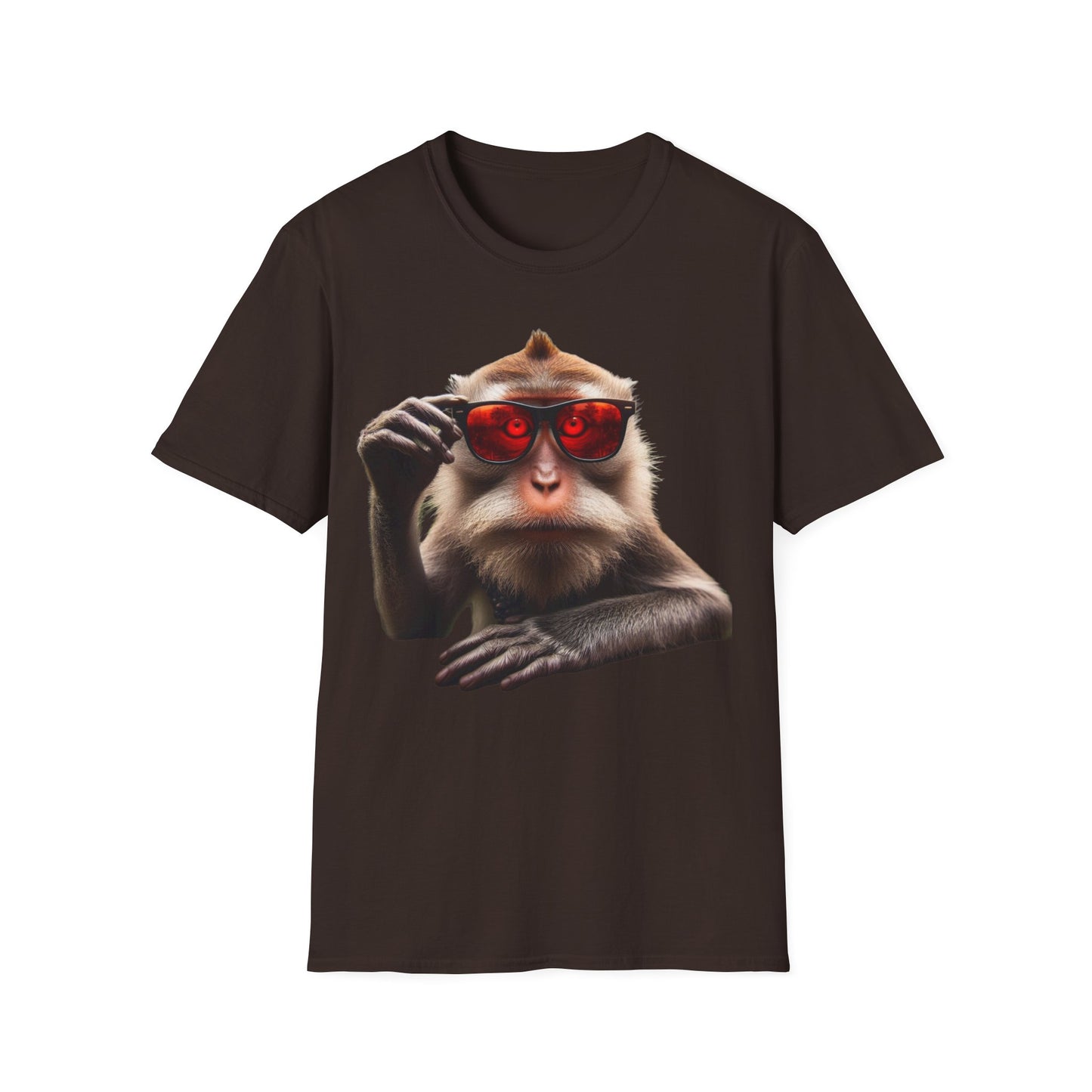 T-shirt singe lunette yeux rouge