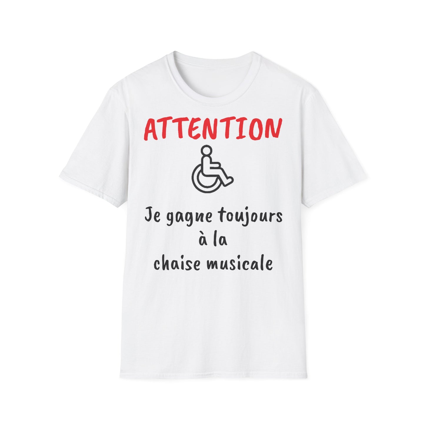 t-shirt "chaise musicale"