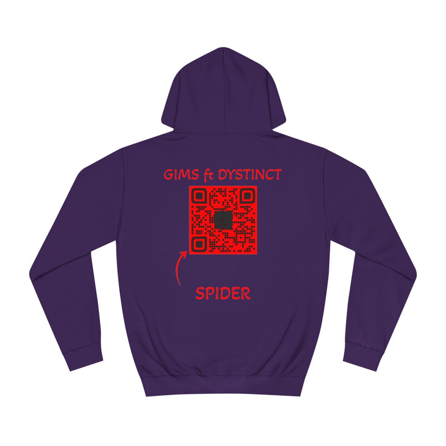 sweatshirt musical "gims spider"