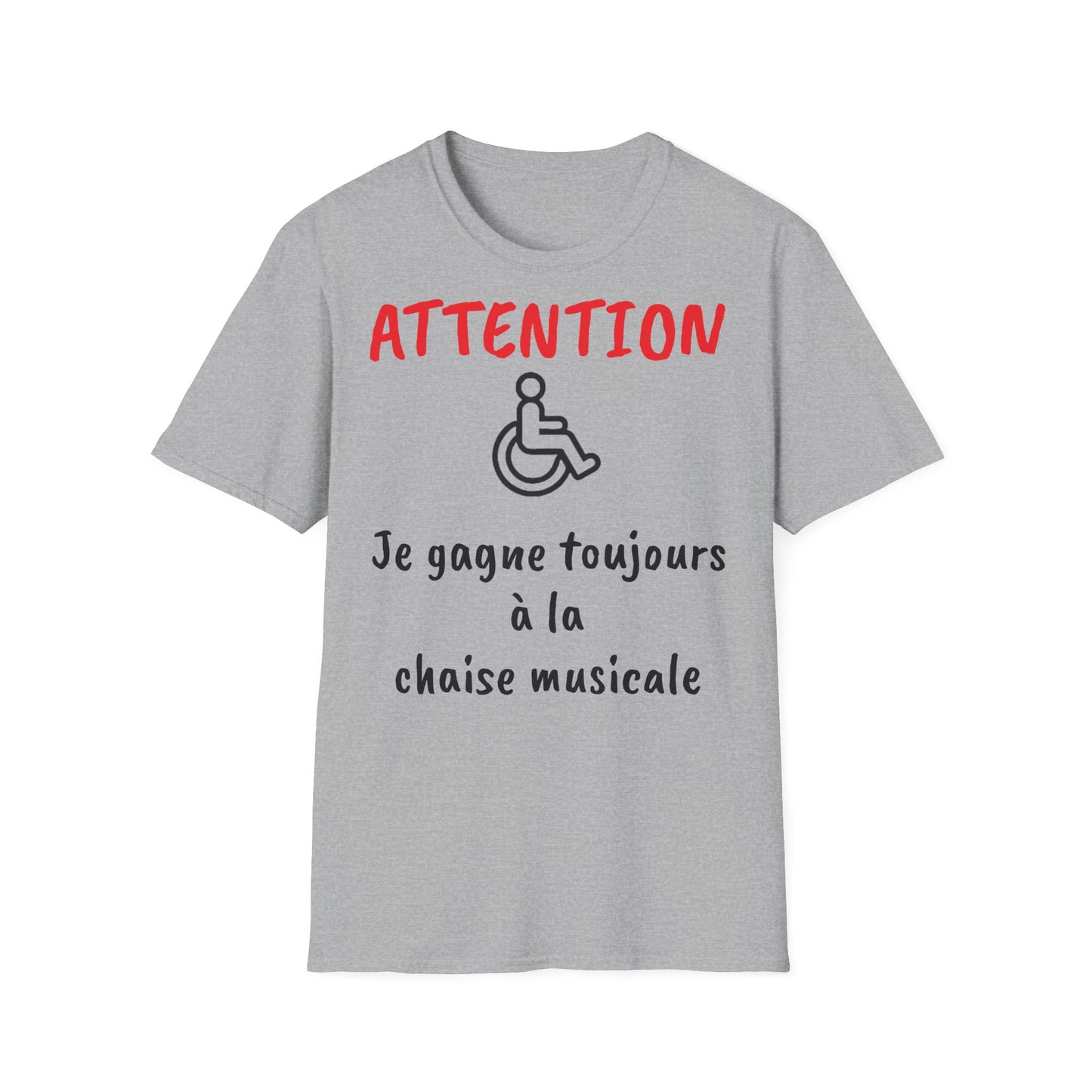t-shirt "chaise musicale"