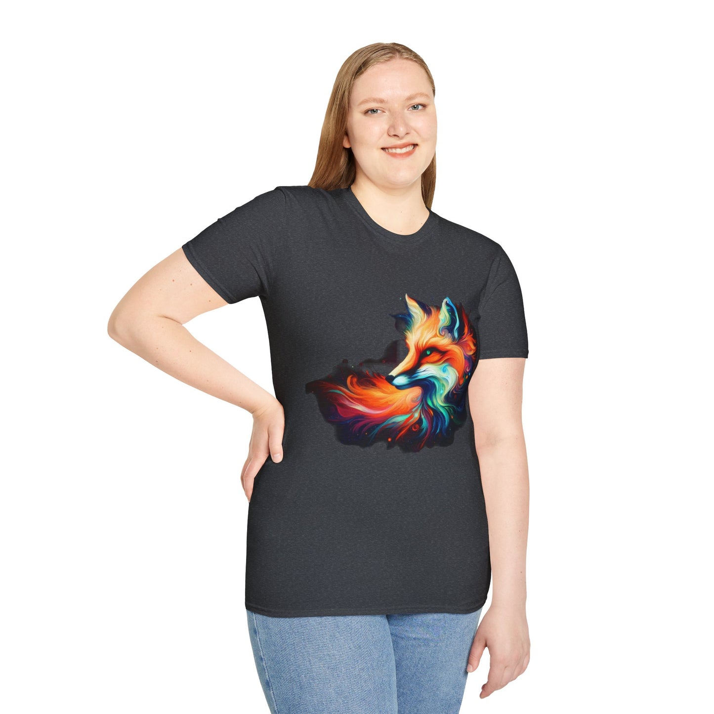 t-shirt tête de renard 2