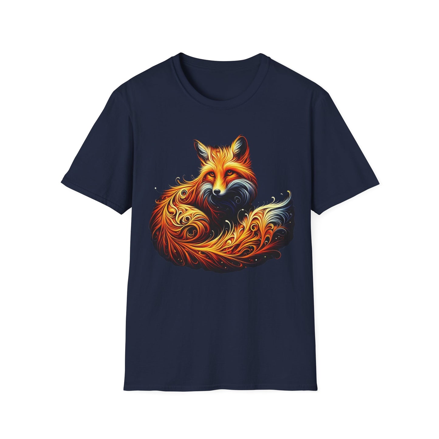 t-shirt renard en boule