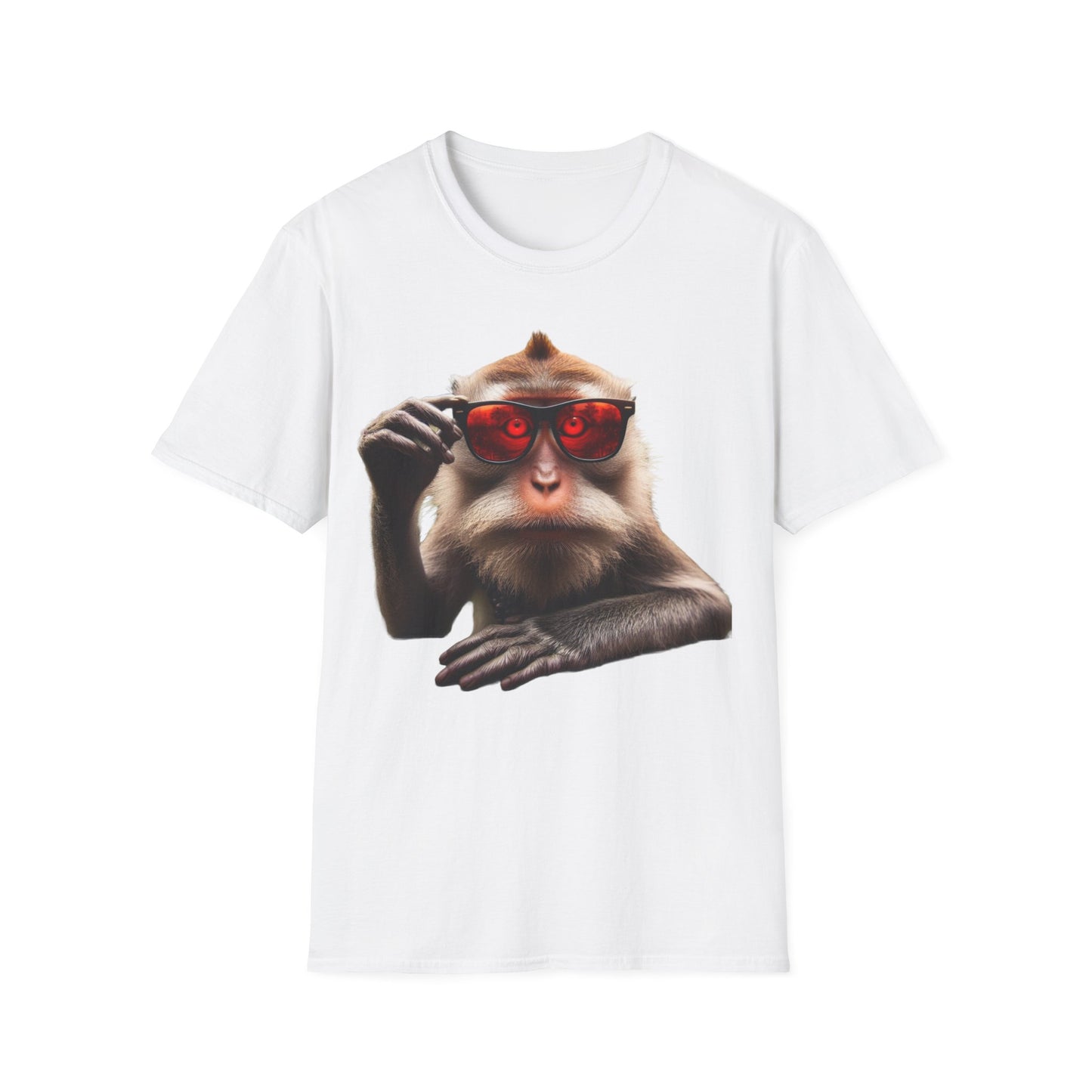 T-shirt singe lunette yeux rouge