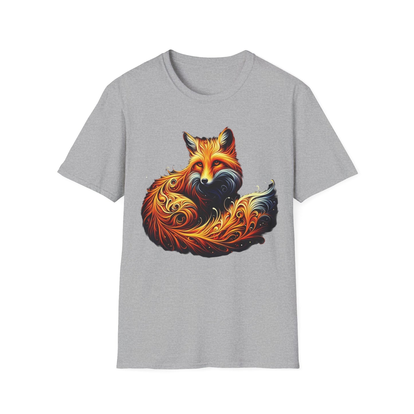 t-shirt renard en boule