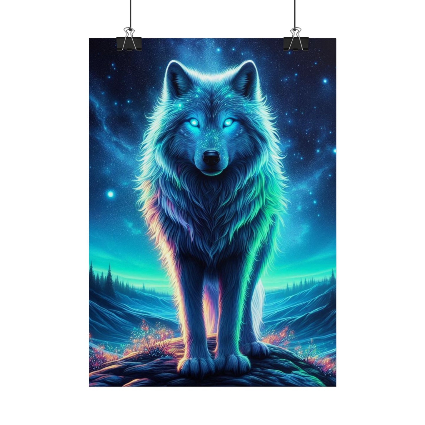 poster "loup bleu"
