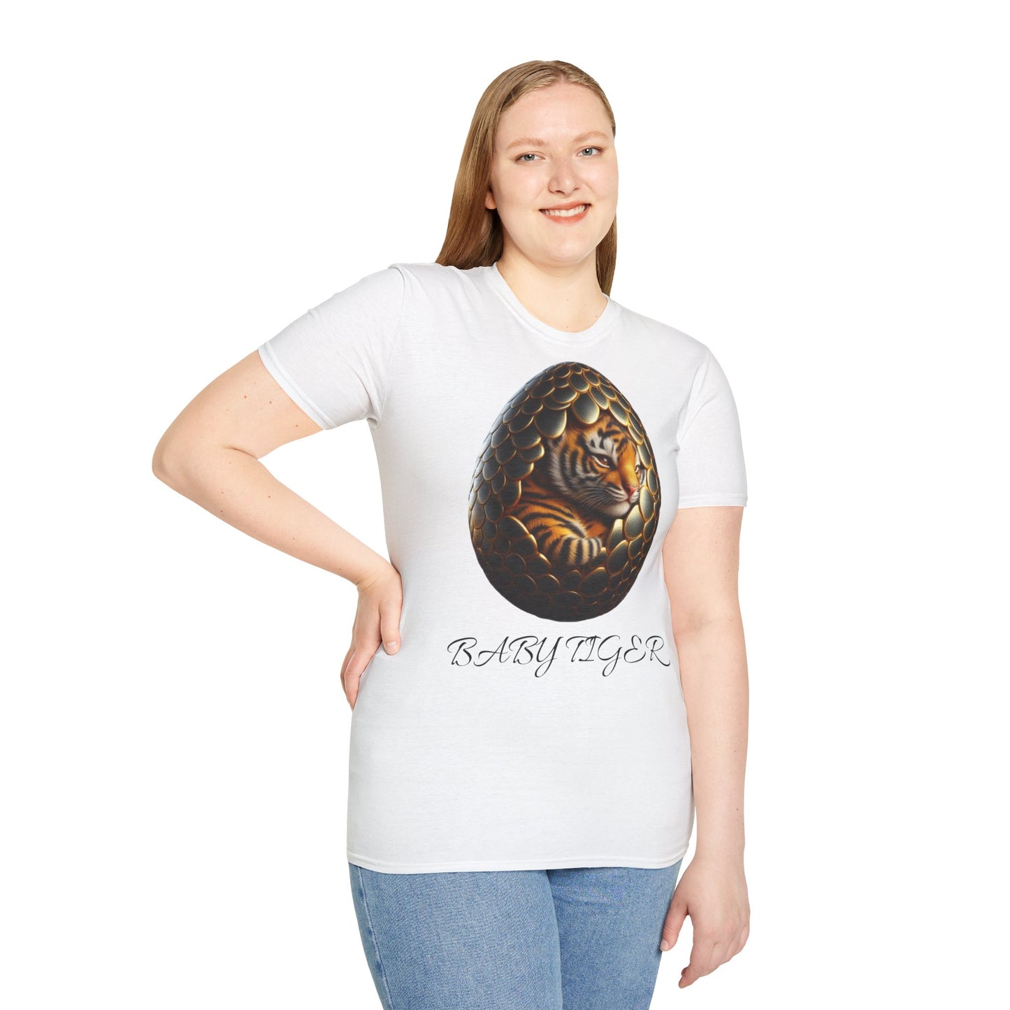 t-shirt "oeuf baby tiger"