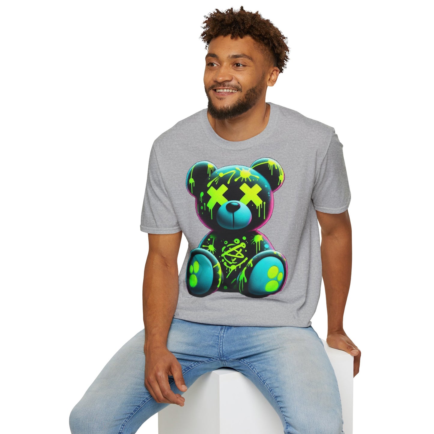 T-Shirt "ourson fluo 1"