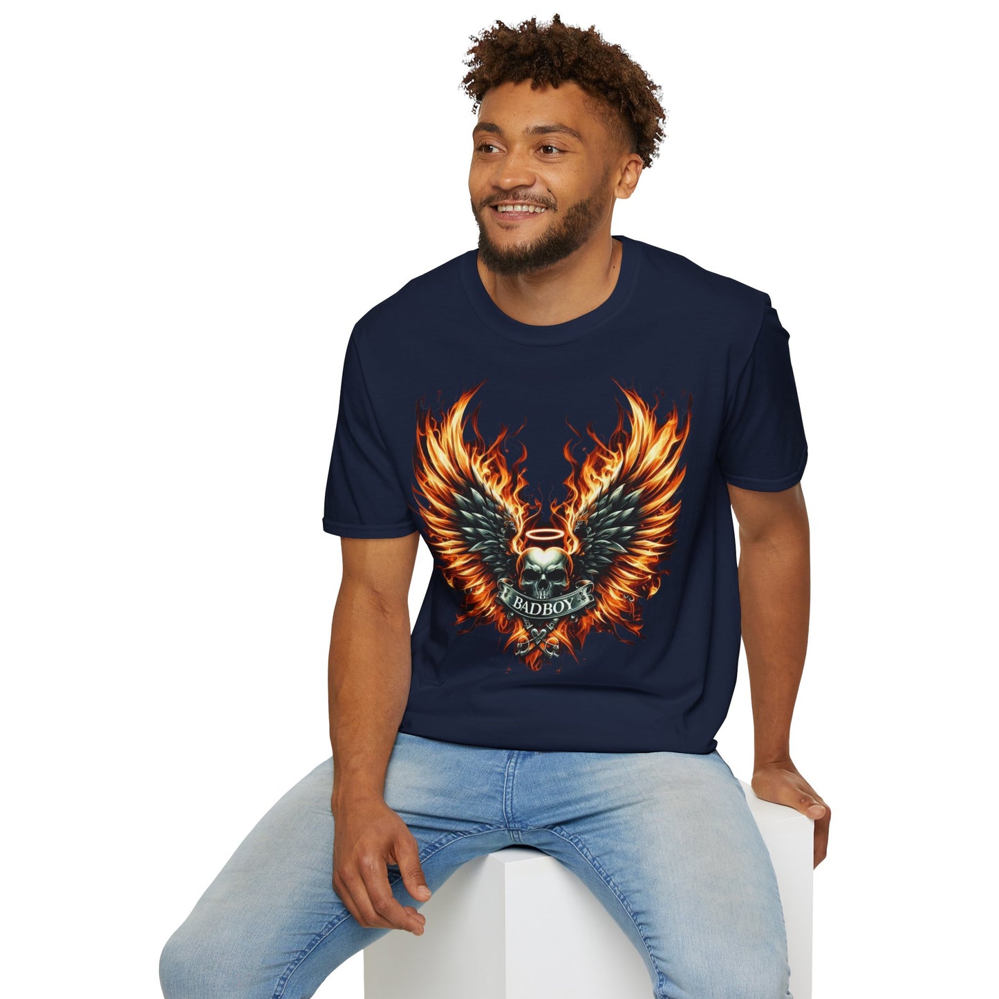T-shirt bad boy flamme
