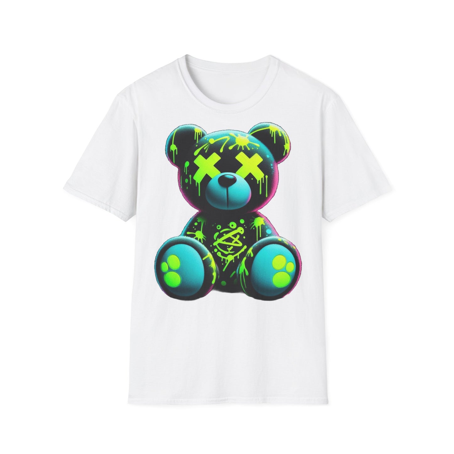T-Shirt "ourson fluo 1"