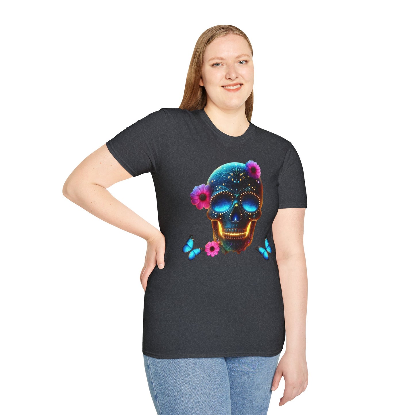 t-shirt crane papillon