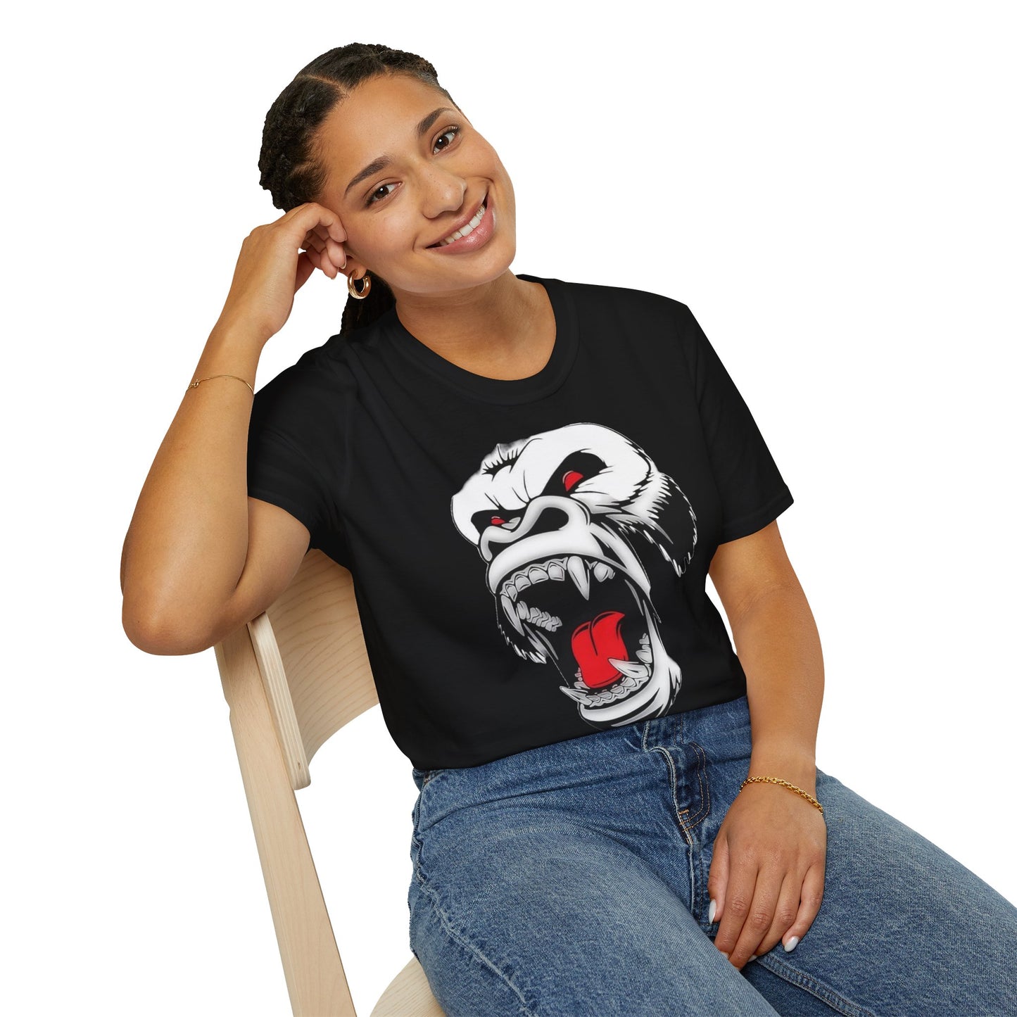 T-Shirt "tête de gorille 1"