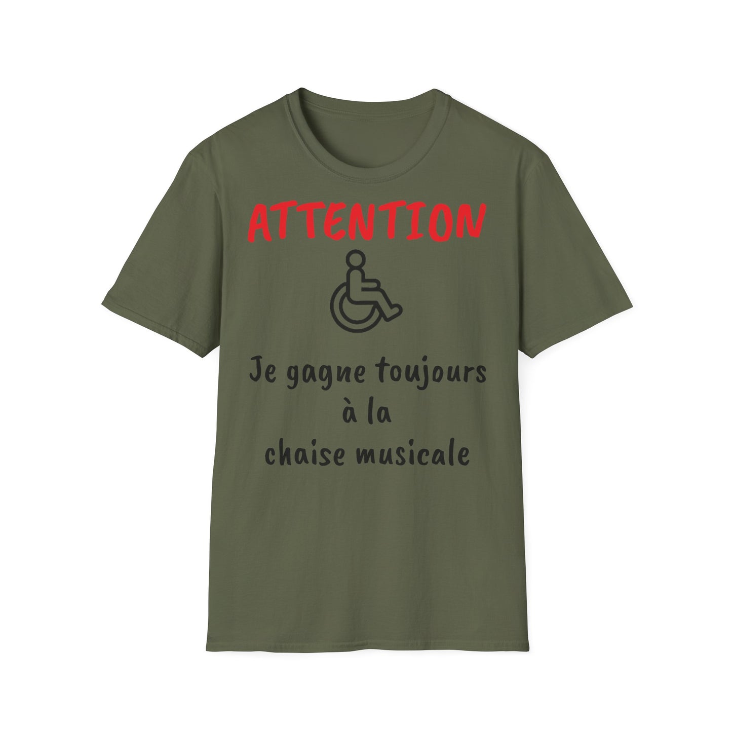 t-shirt "chaise musicale"