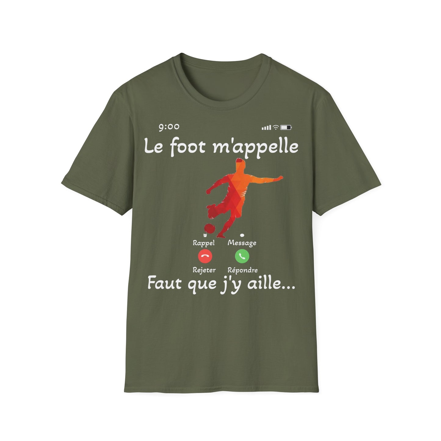 T-Shirt "le foot m'appelle"