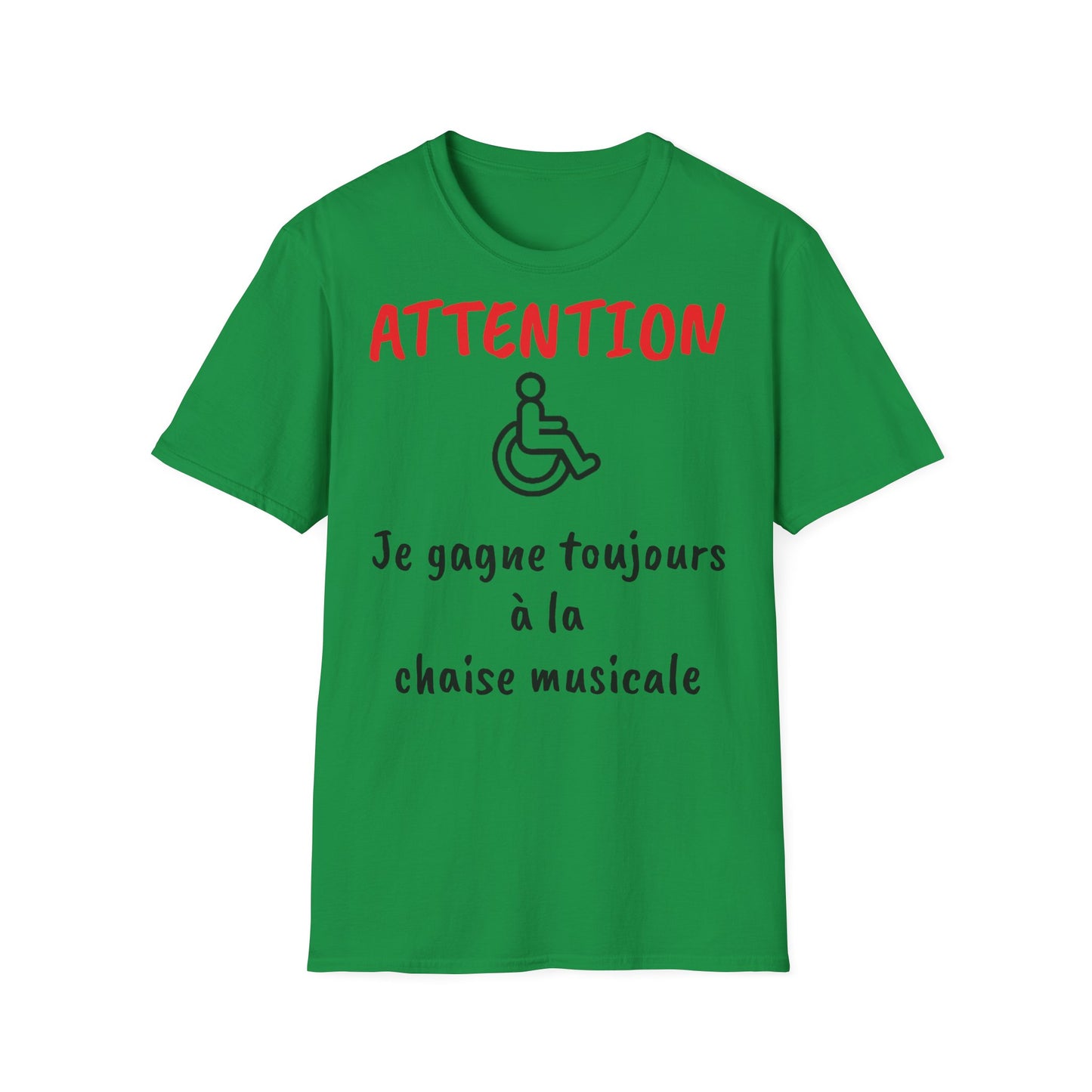 t-shirt "chaise musicale"