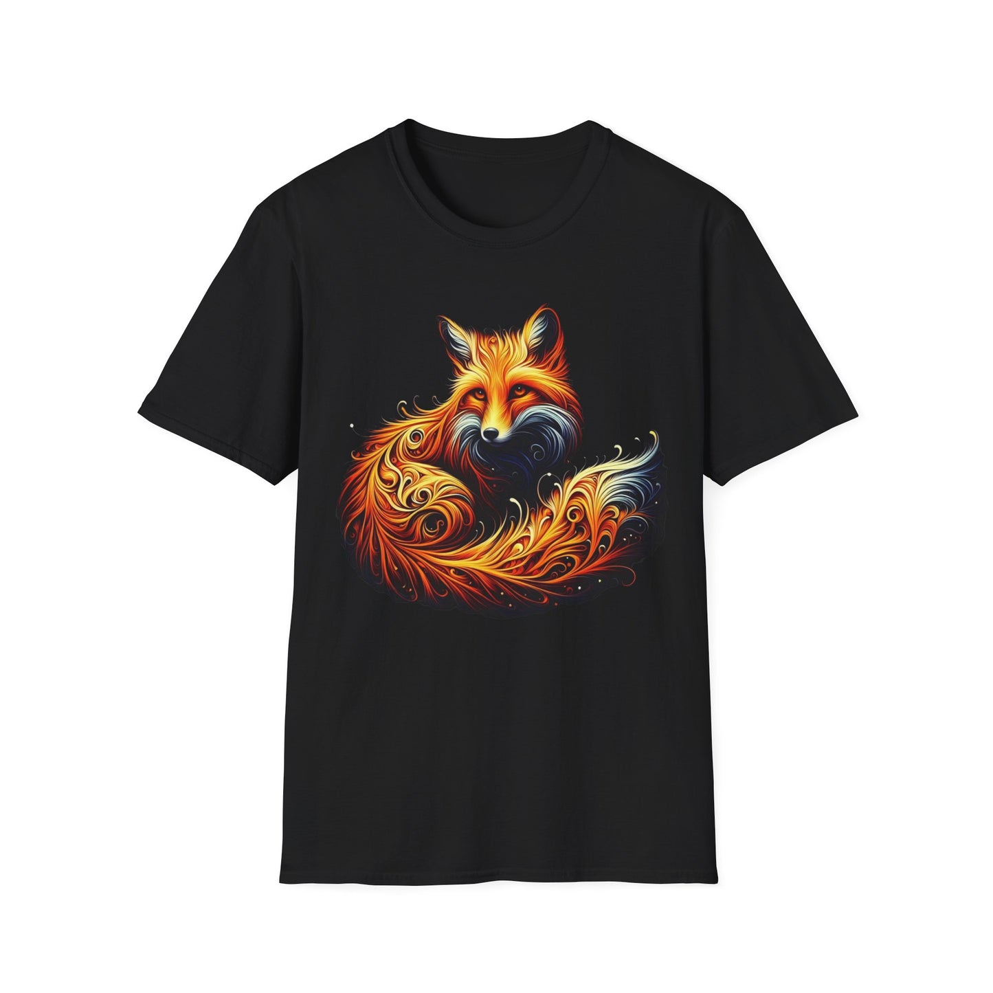 t-shirt renard en boule