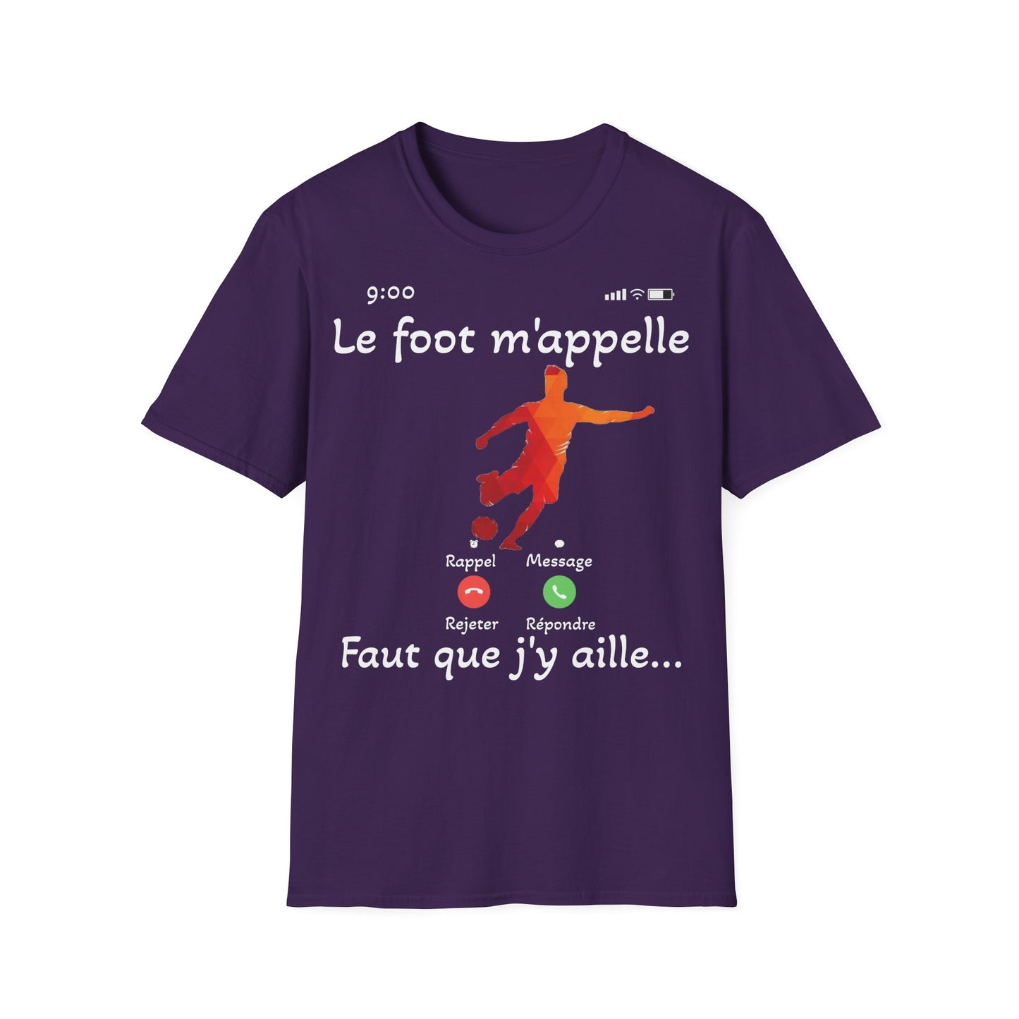 T-Shirt "le foot m'appelle"