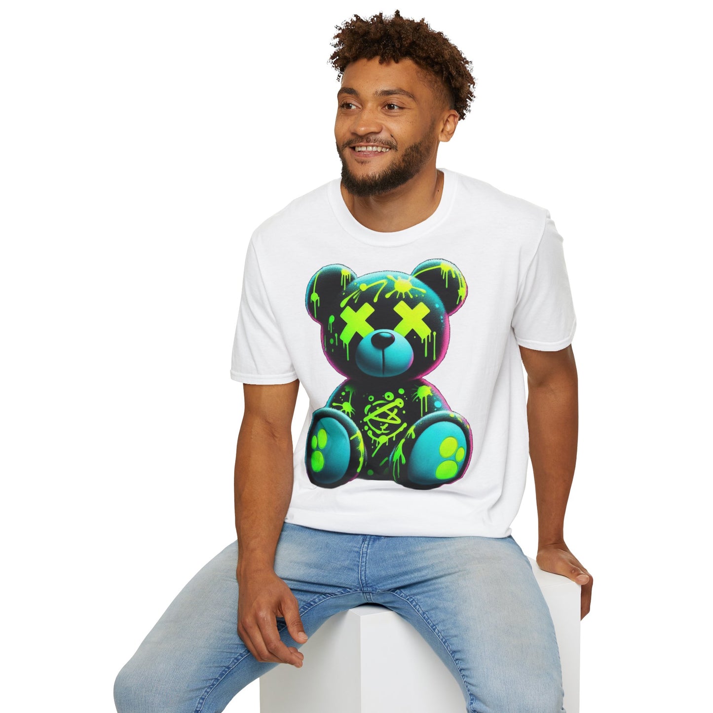 T-Shirt "ourson fluo 1"