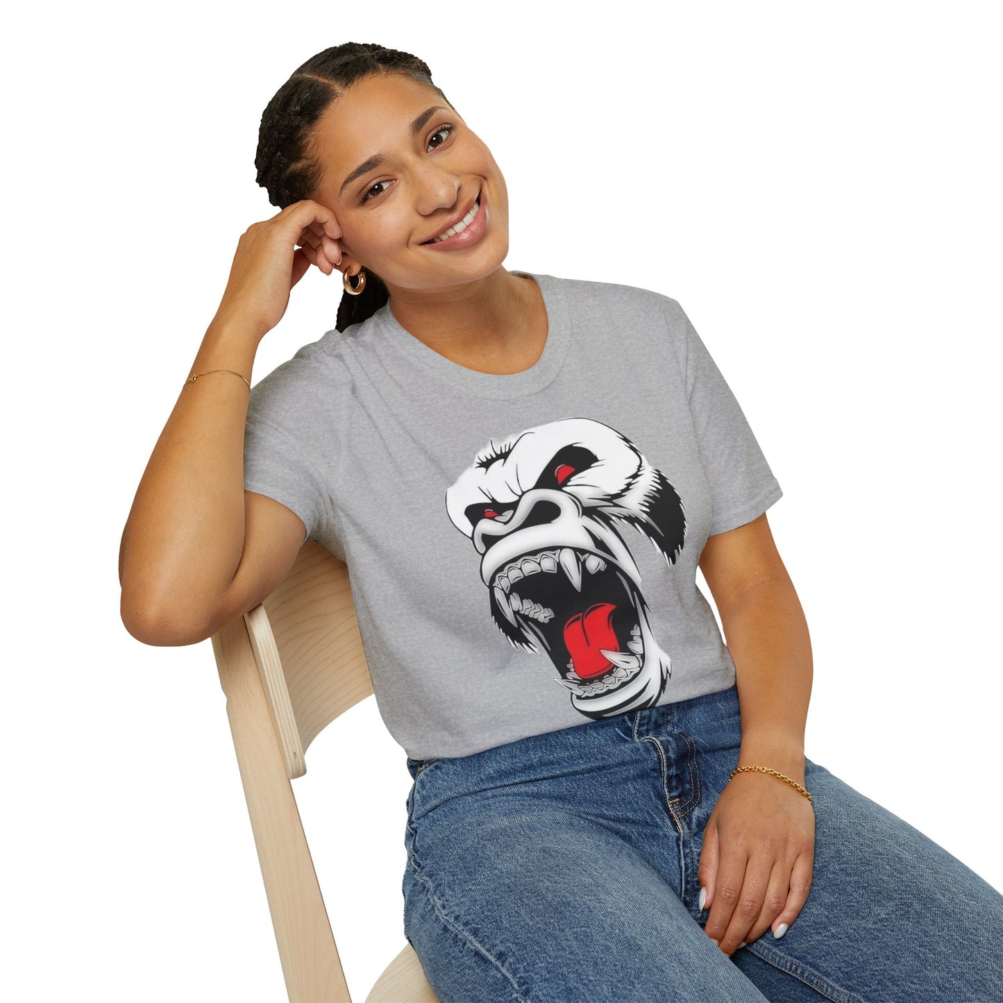 T-Shirt "tête de gorille 1"