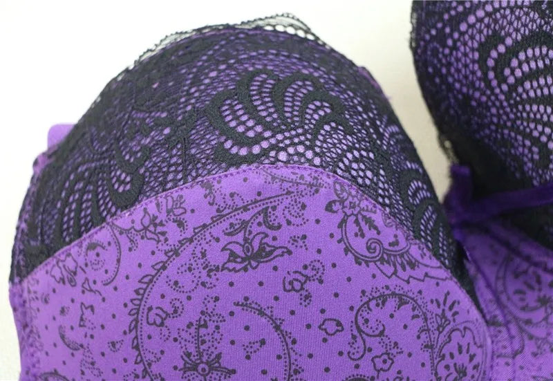 nouveau ensemble de soutiens-gorge pour femmes Sexy grande taille Lingerie féminine dentelle brodée
