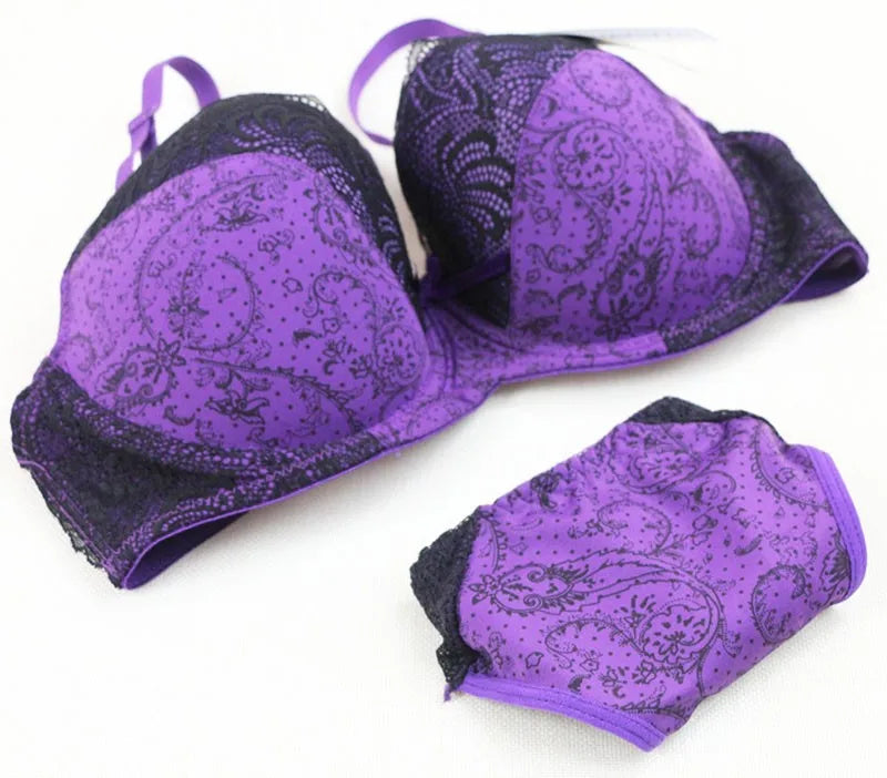 nouveau ensemble de soutiens-gorge pour femmes Sexy grande taille Lingerie féminine dentelle brodée