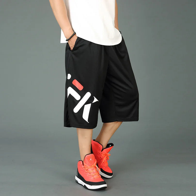 Baggy Shorts hommes Patchwork rayé lettre imprimer vêtements de sport surdimensionné Streetwear hommes sport entraînement pantalons de plage été