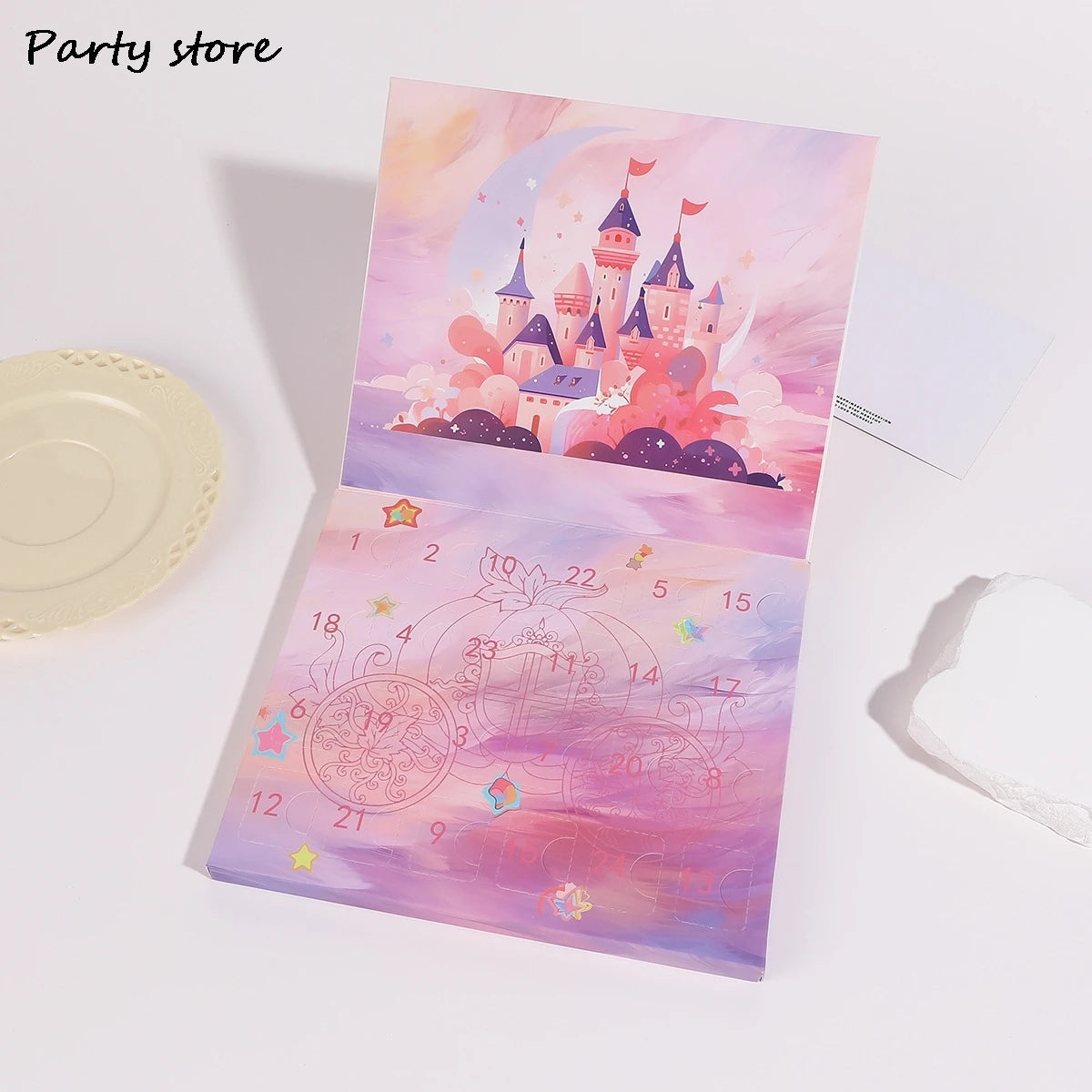 2024 Advents-Countdown-Kalender, Weihnachtsschmuck, Geschenk für Kinder, 24-Tage-Weihnachtskalender, Weihnachtsdekoration