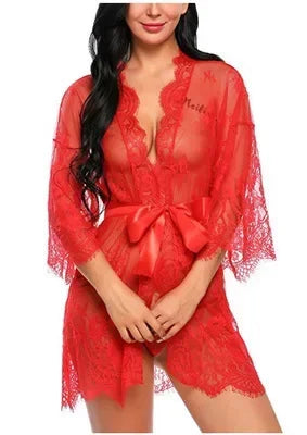 Vêtements de nuit femmes Lingerie Sexy dentelle bretelles chemise de nuit pyjamas nuisette robe de nuit chemise de nuit