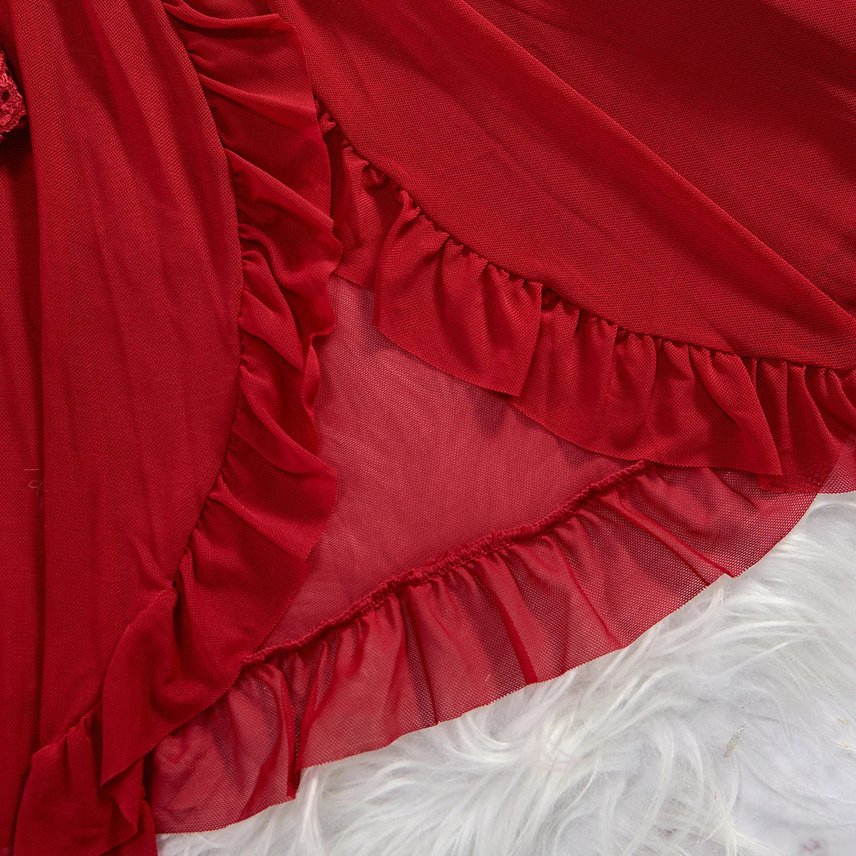 Transparent Rouge Sexy Lingerie Sous-Vêtements Pour Femmes