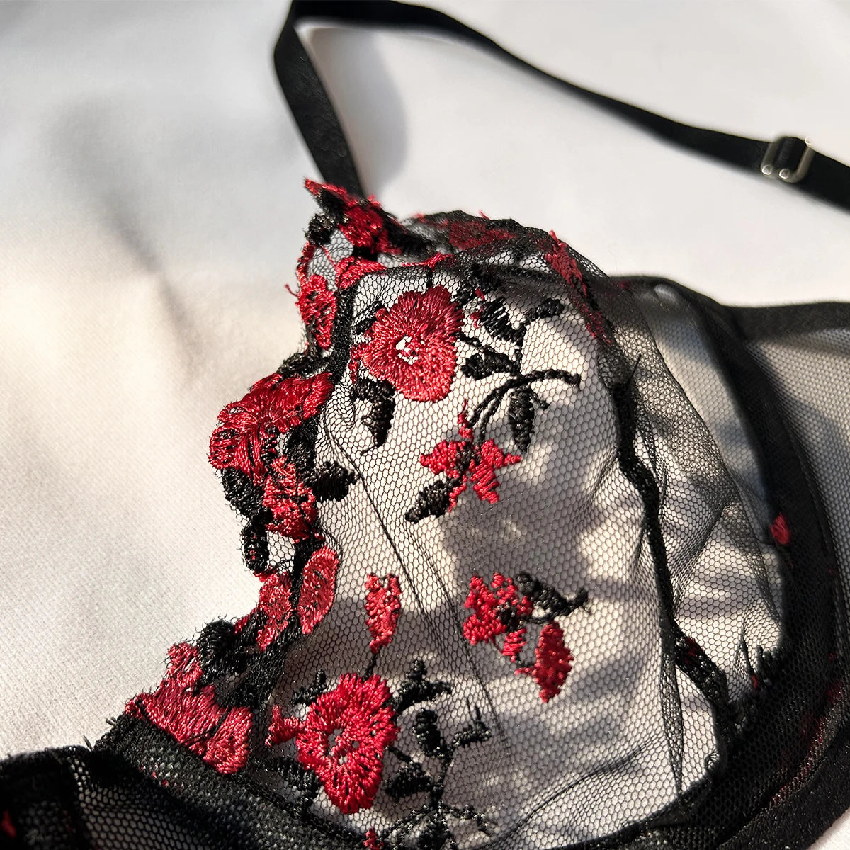 Ensemble Sexy de sous-vêtements pour femmes, soutien-gorge exotique et émotionnel, brassière imprimée brodée, ensemble de Lingerie, Push Up,