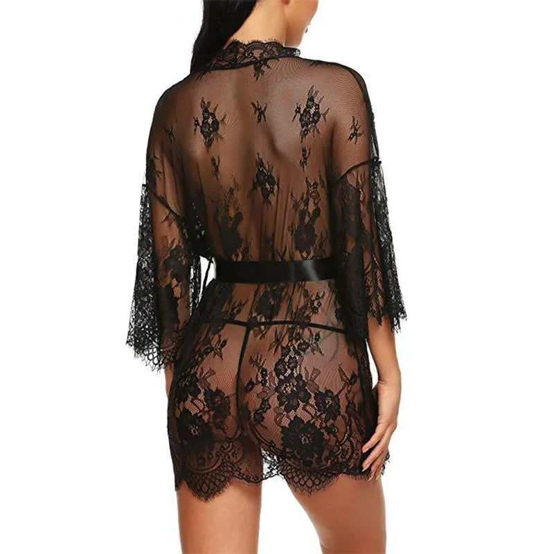 Vêtements de nuit femmes Lingerie Sexy dentelle bretelles chemise de nuit pyjamas nuisette robe de nuit chemise de nuit