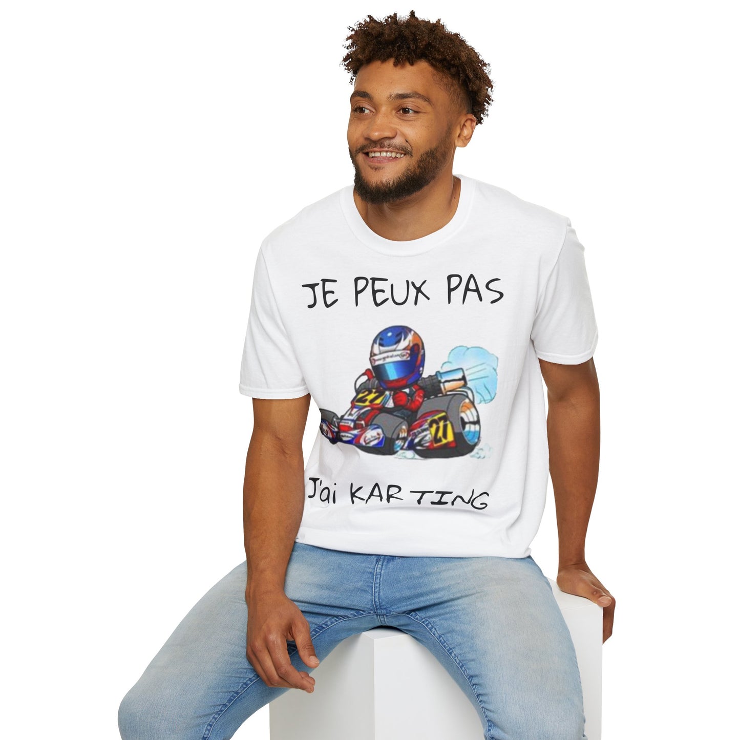 T-Shirt "je peux pas j'ai karting"