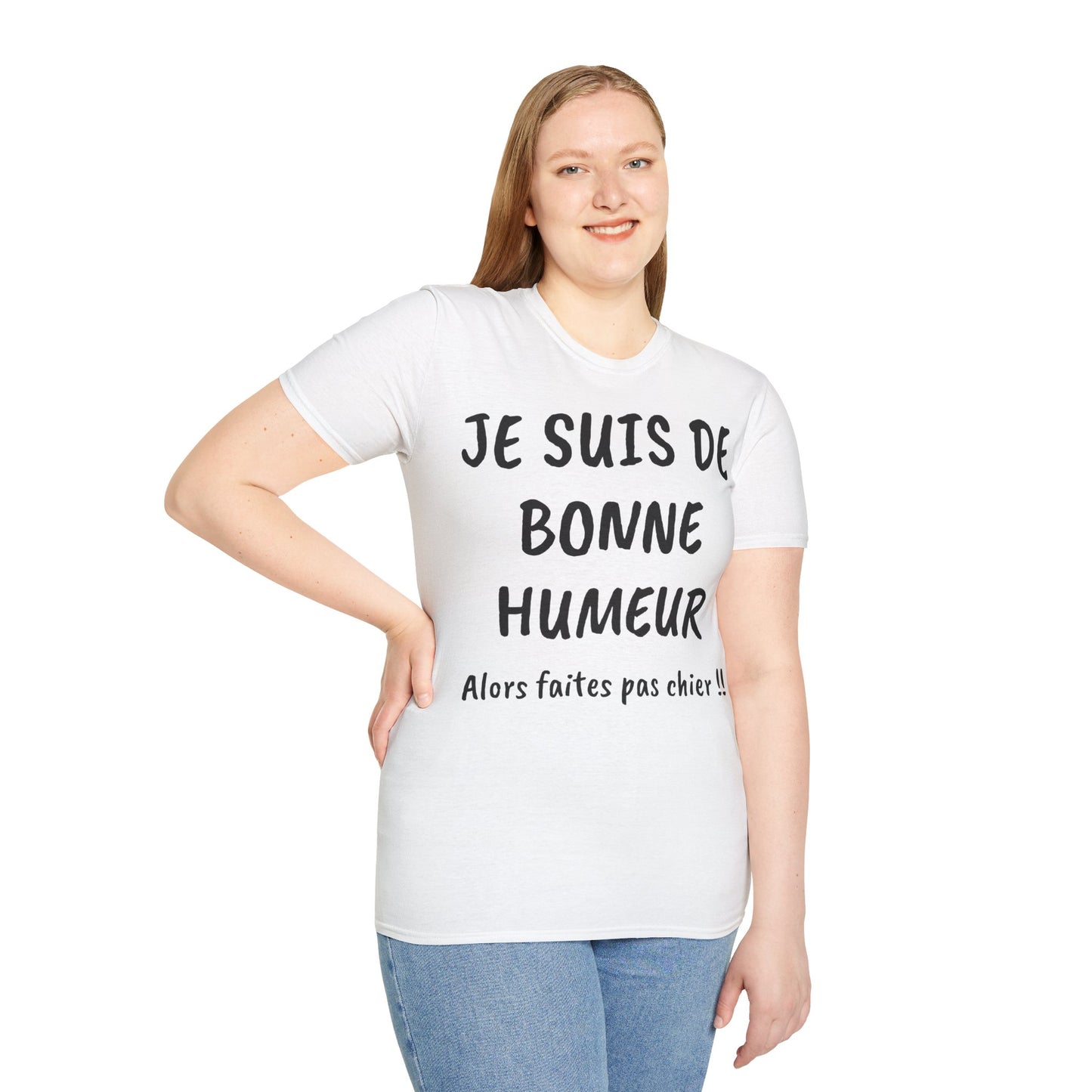 t-shirt "je suis de bonne humeur ..."