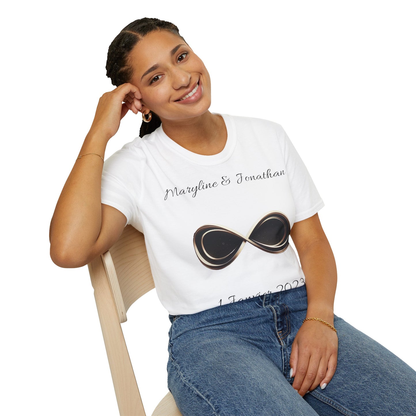 Beispiel für ein Paar-T-Shirt