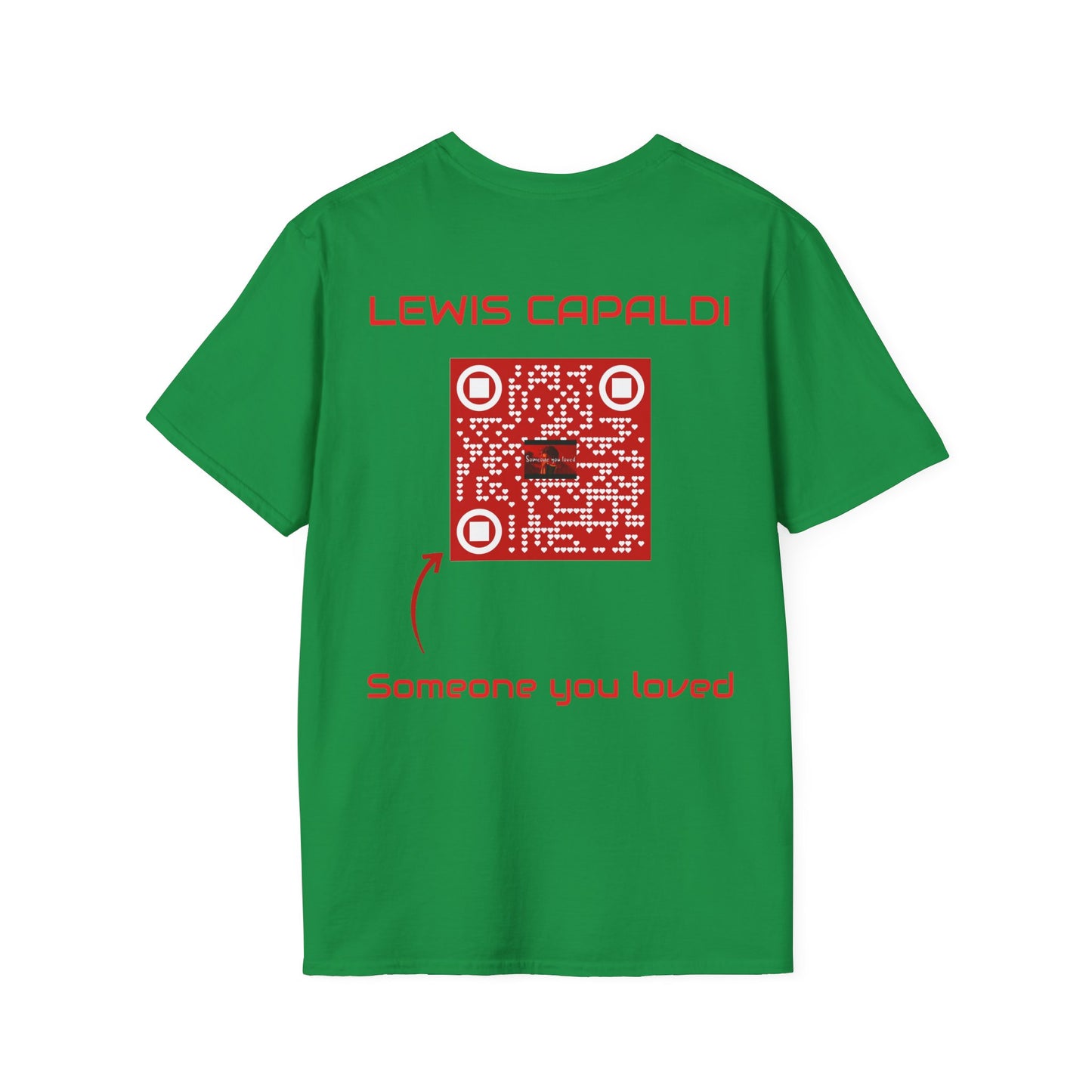 Musikalisches T-Shirt mit der Aufschrift „Jemand, den du geliebt hast“.
