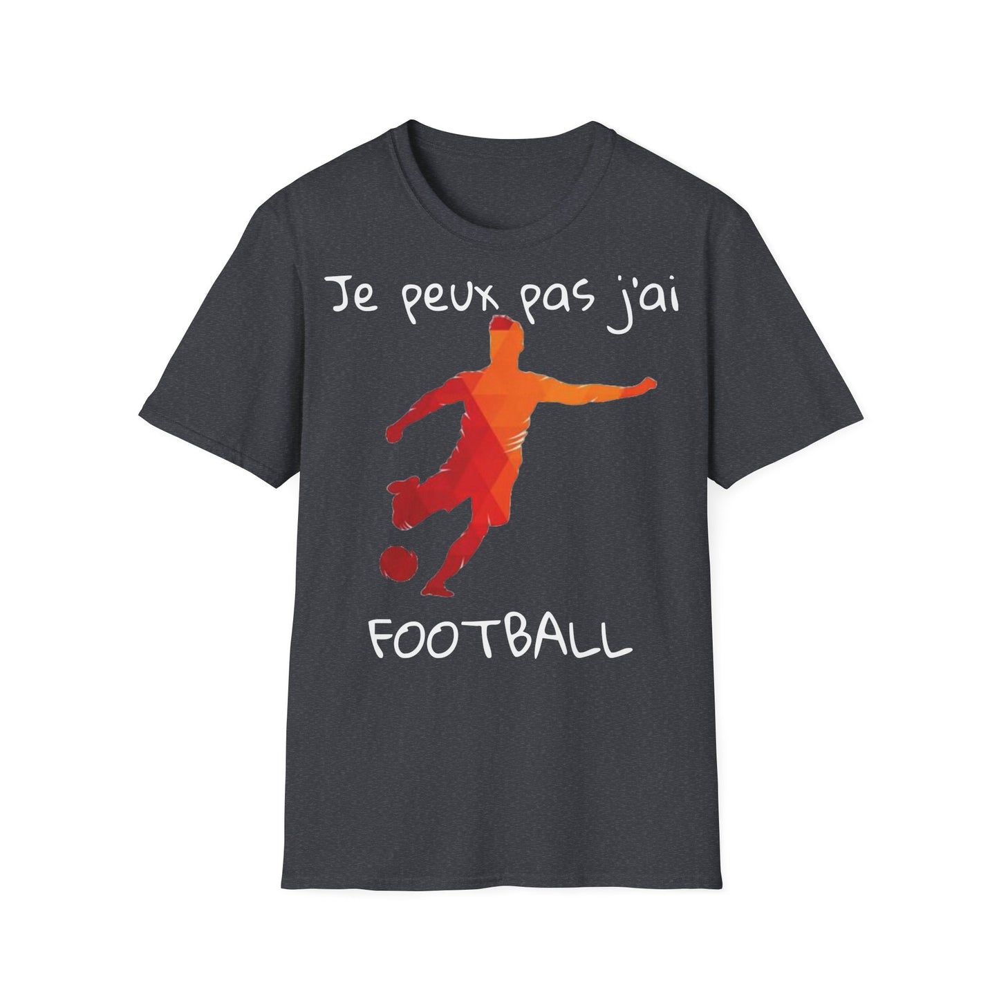 T-Shirt "je peux pas j'ai football"