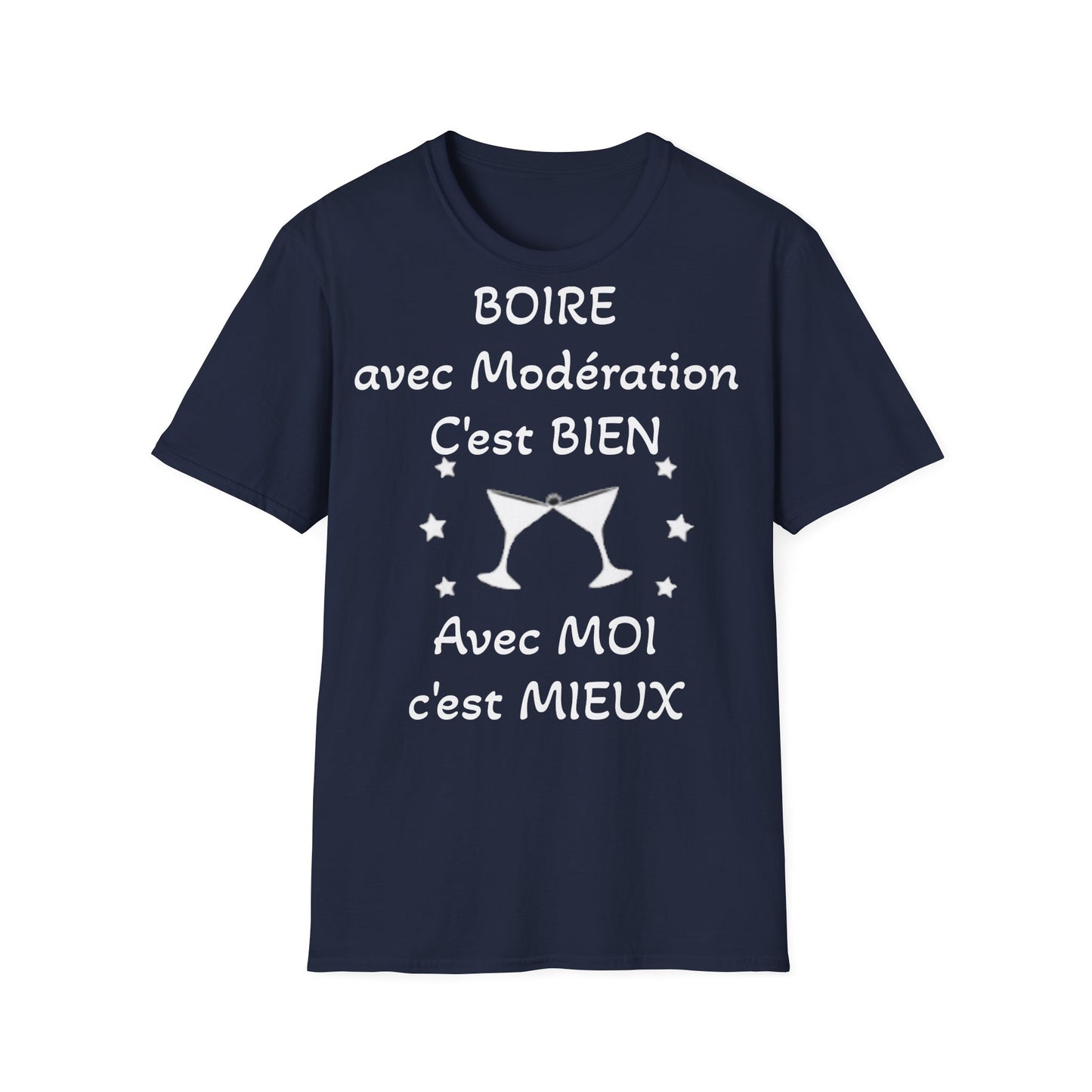 T-Shirt "boire avec modération"