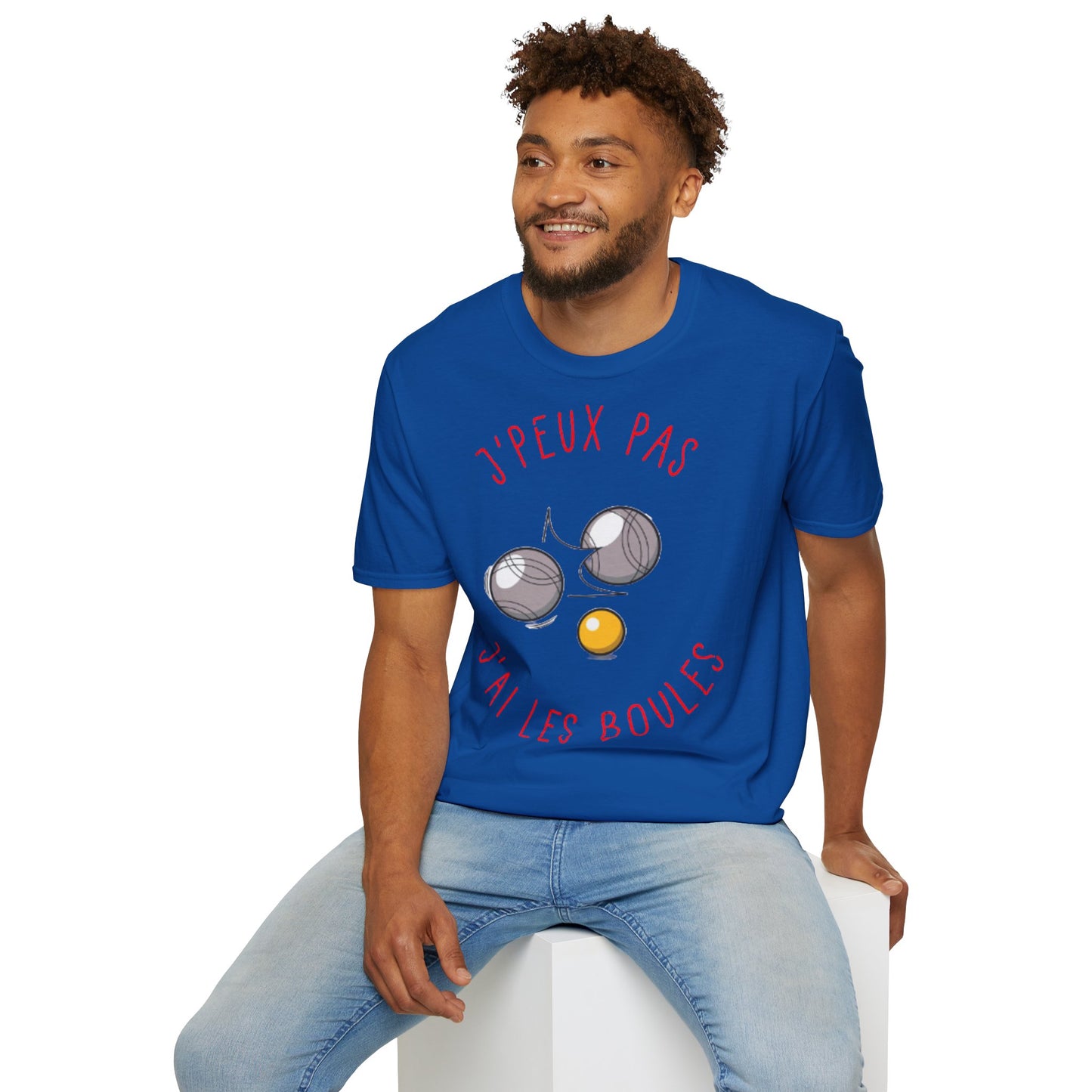 T-Shirt "je peux pas j'ai les boules"