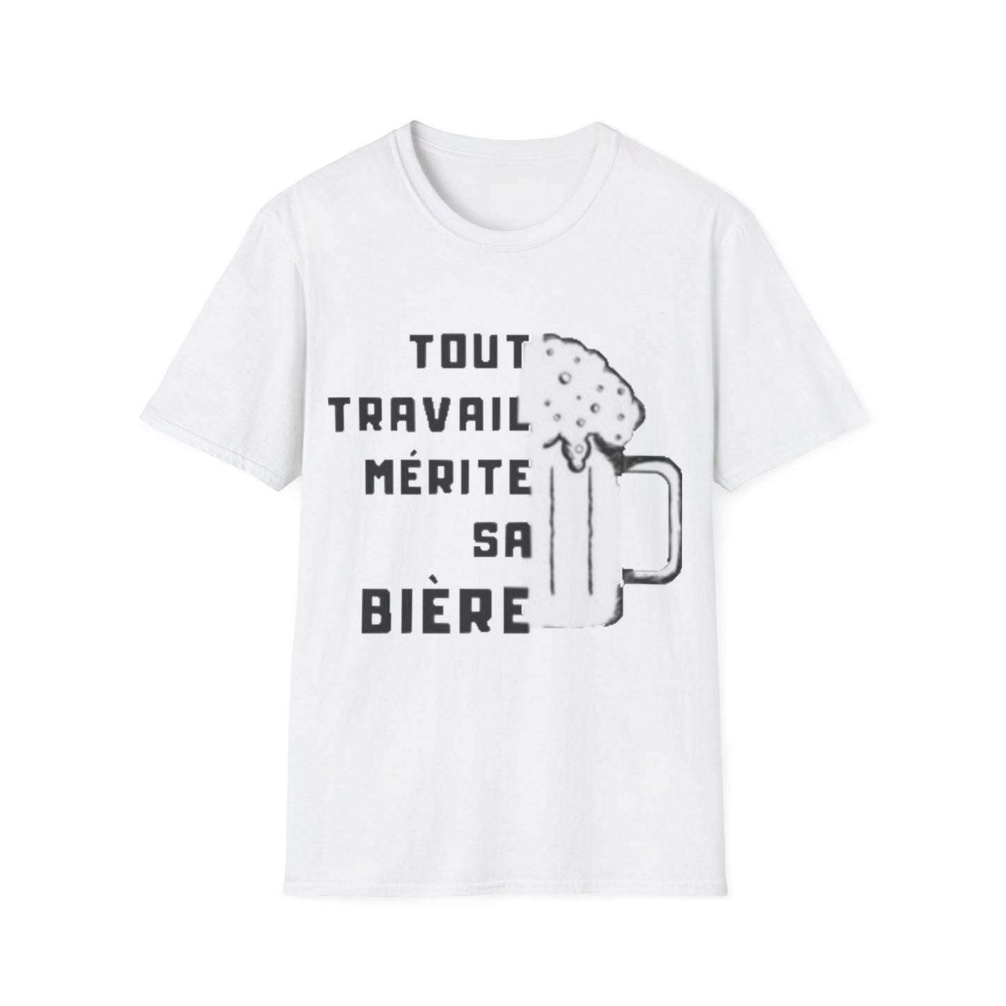 T-Shirt "tout travail mérite sa bière"