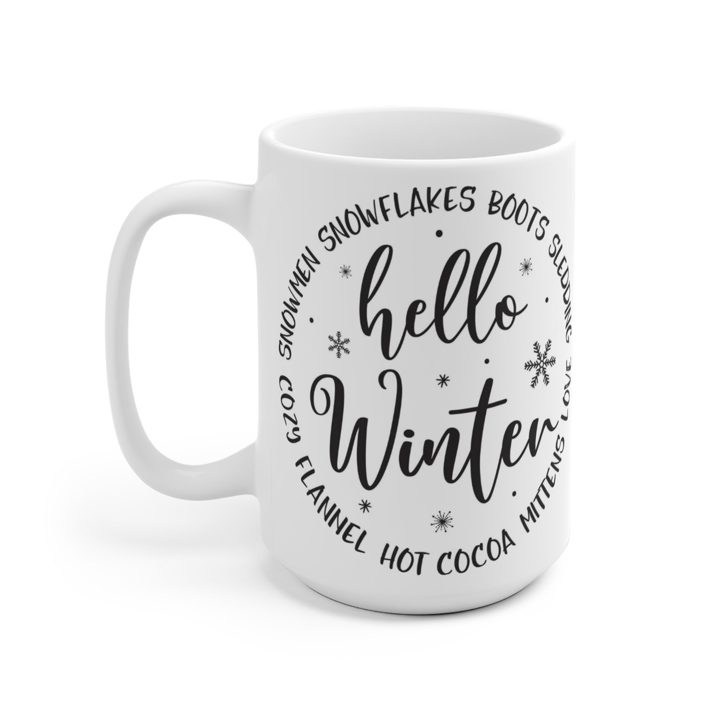 „Hallo Winter“-Tasse