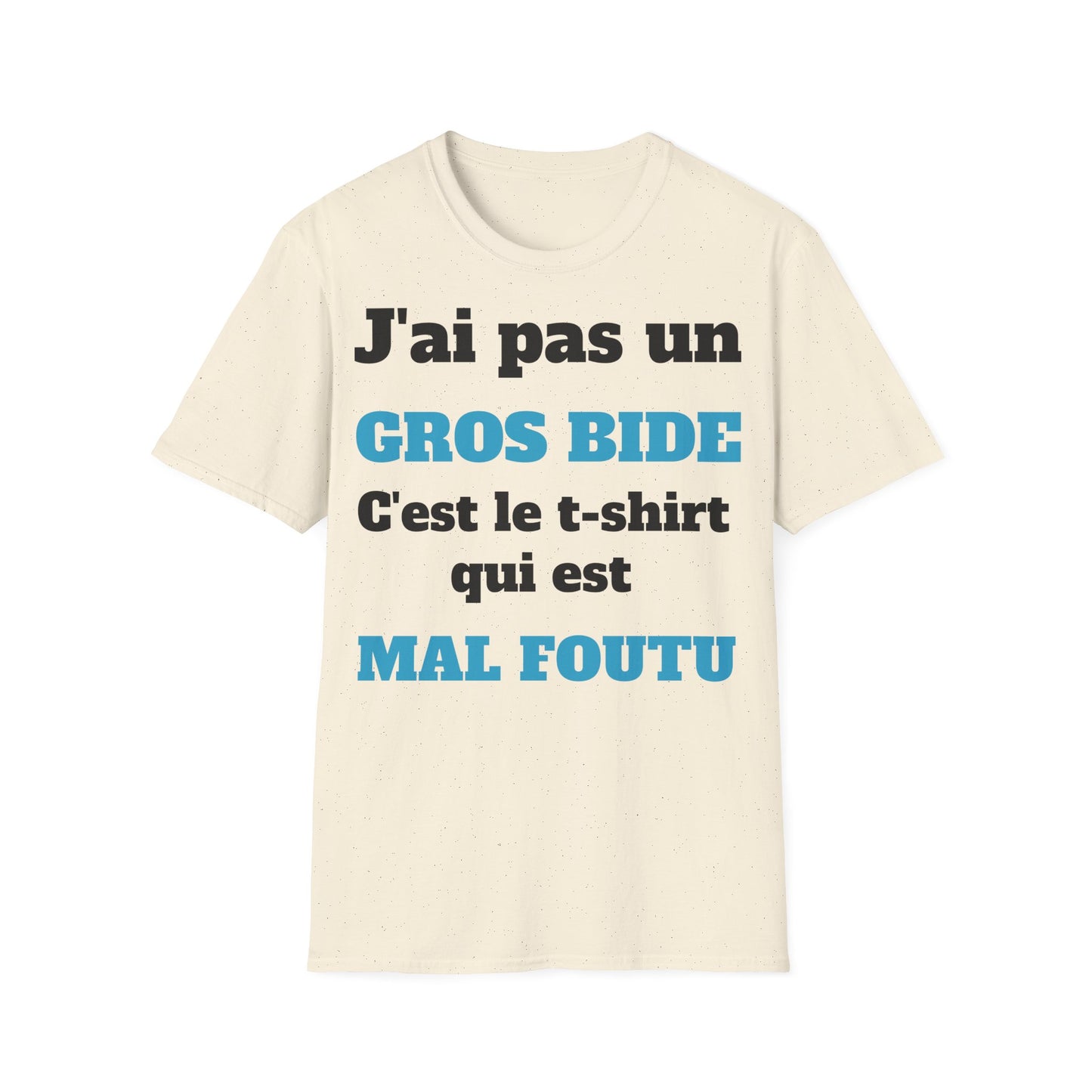 t-shirt "j'ai pas un gros bide"