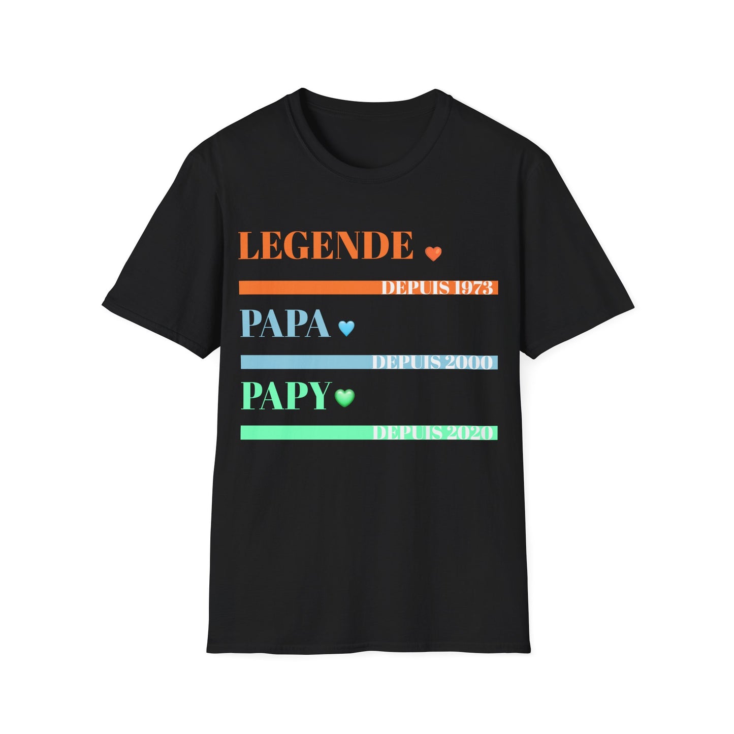 t-shirt legende depuis