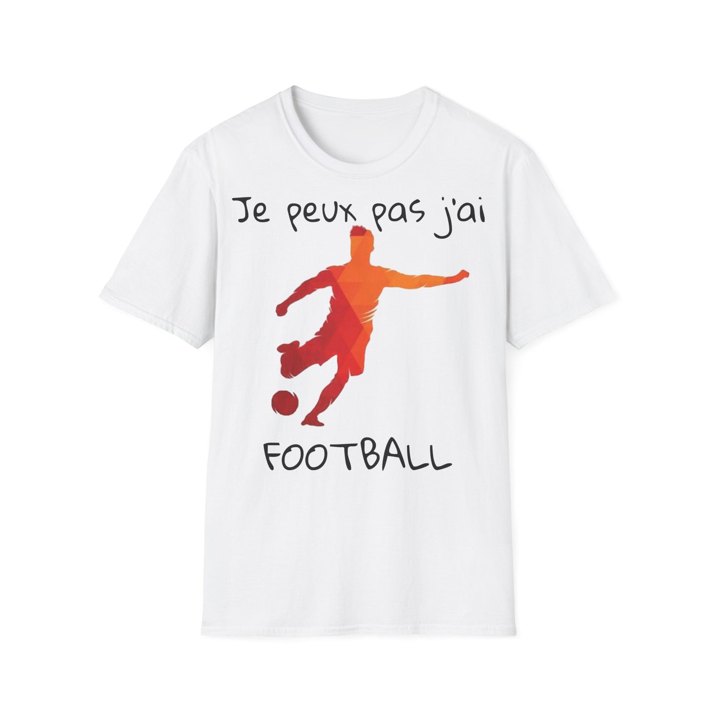 T-Shirt "je peux pas j'ai football"