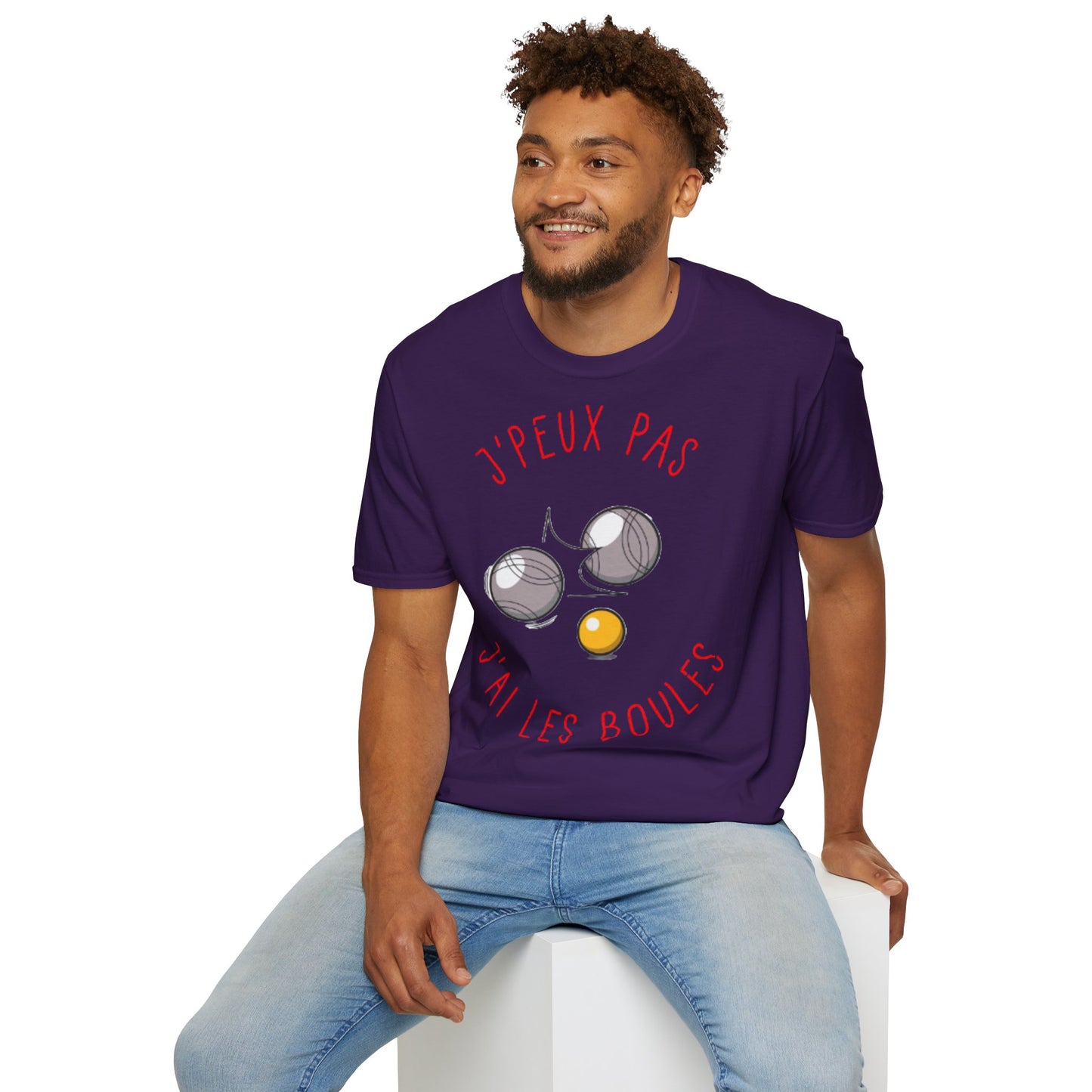 T-Shirt "je peux pas j'ai les boules"